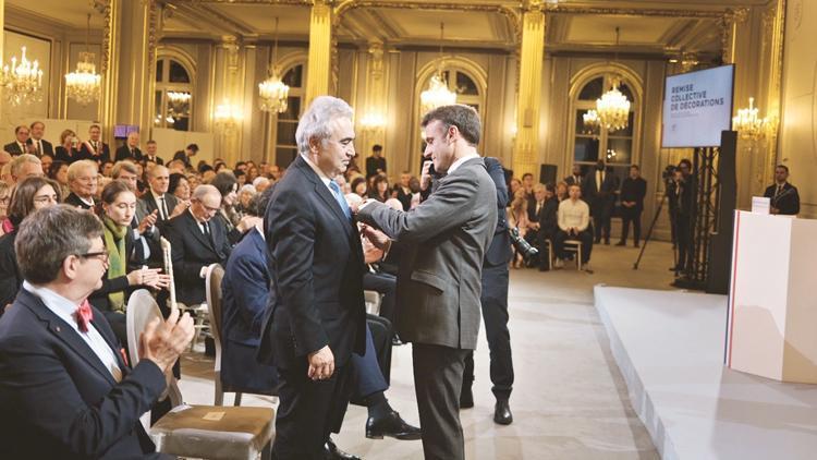 Fatih Birol’a LegIon D’Honneur nişanı... Elysee Sarayı’nda özel tören ile Macron takdim etti