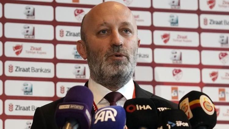 Galatasarayda hedef, Türkiye Kupasını kazanmak Cenk Ergünden açıklamalar...