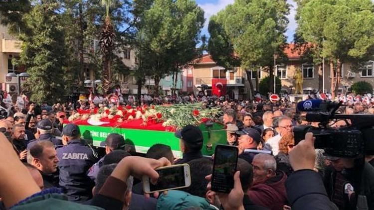 Çine Belediye Başkanı Dinçer, son yolculuğuna uğurlandı