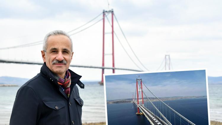 Bakan Uraloğlu duyurdu: Dünyada yılın en iyi projesi 1915 Çanakkale Köprüsü oldu