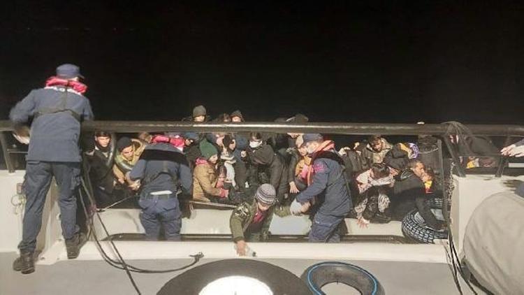Çanakkalede 76 kaçak göçmen yakalandı