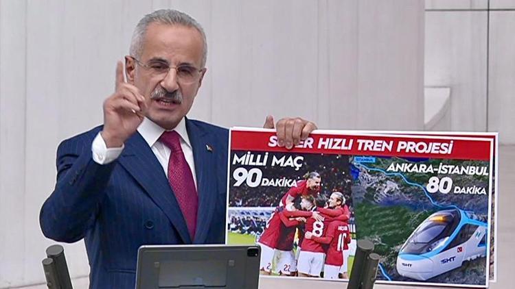 Bakan Uraloğlu: Maç 90 dakika, Ankara-İstanbul 80 dakika