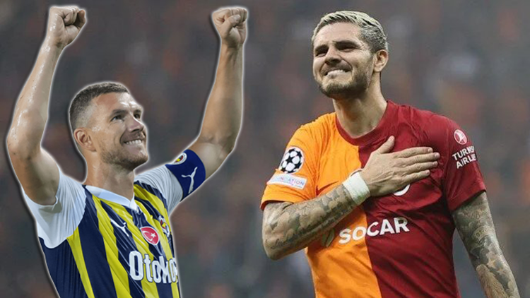 Mauro Icardi ile Edin Dzeko, 12şer golle krallık yarışında zirvede Derbide gözler onların üzerinde olacak...