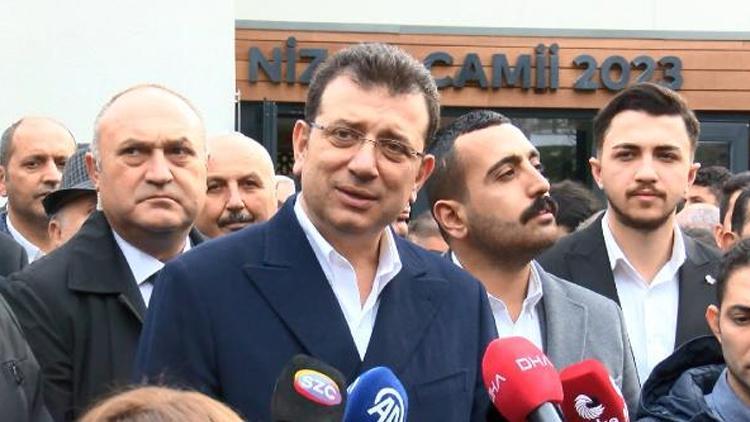 İmamoğlu, Büyükadada cami açılışına katıldı: Seçim çalışmaları hassas bir şekilde ilerliyor