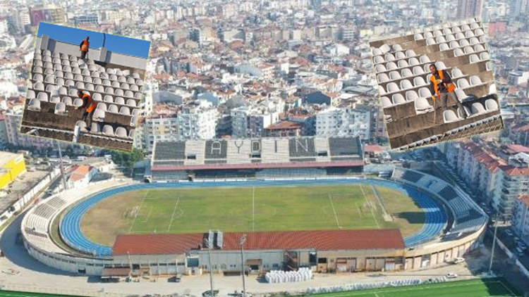 73 yıllık Adnan Menderes Stadyumunda yıkım süreci başladı