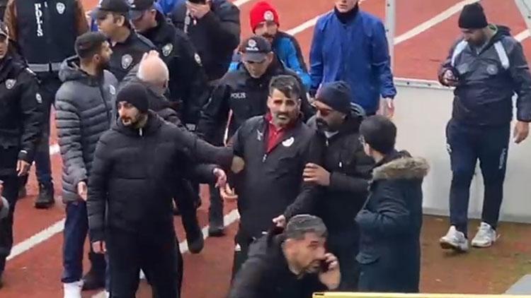 Amatör Lig maçında tartışma çıktı, antrenör gözaltına alındı Trabzonda olaylı müsabaka...