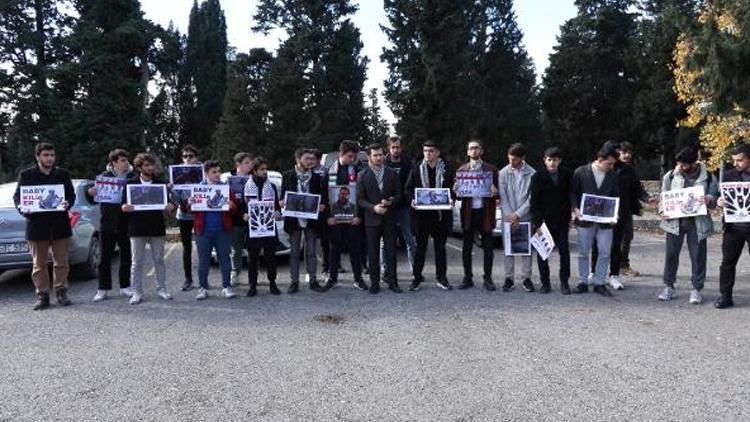 Anadolu Gençlik Vakfı üyelerinden Blinkenın Türkiye ziyaretine protesto