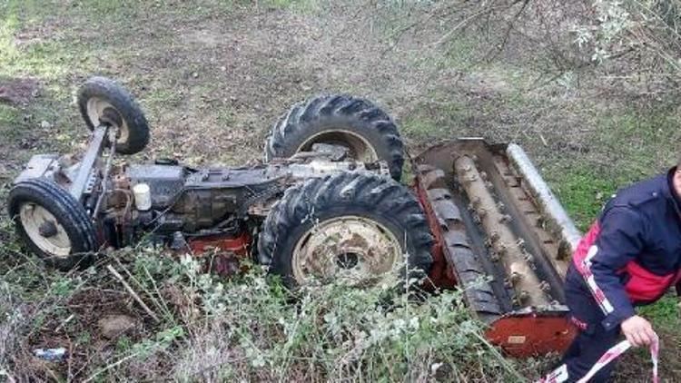 Çanakkale’de devrilen traktörün sürücüsü hayatını kaybetti