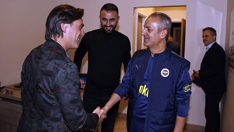 A Milli Takım Teknik Direktörü Montella, Fenerbahçeyi ziyaret etti