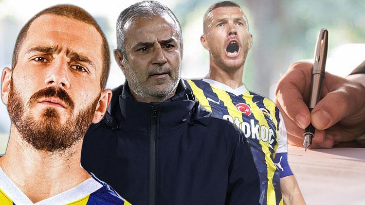 Fenerbahçenin transferini duyurdular Edin Dzeko, Leonardo Bonucciyi ikna etti... | Sözleşmesi ortaya çıktı...