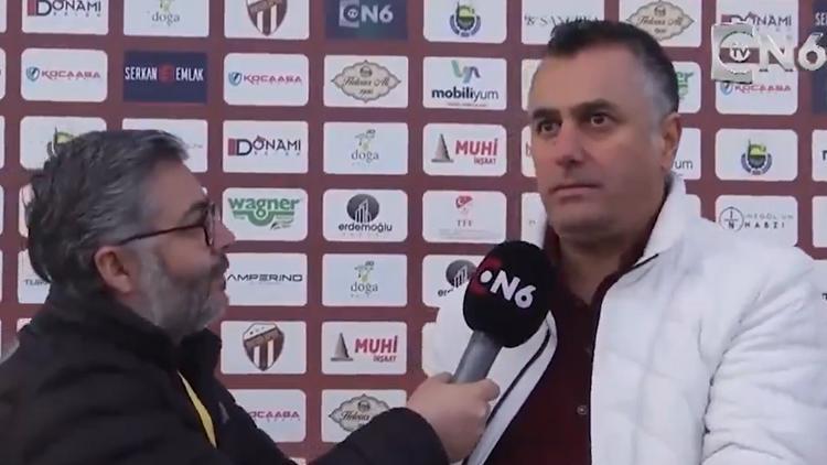 24Erzincanspor Teknik Direktörü Bülent Akan’dan canlı yayında şok sözler: Kardeş sil bunu