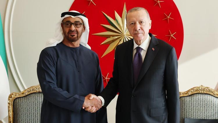 Cumhurbaşkanı Erdoğan, BAE Devlet Başkanı ile görüştü
