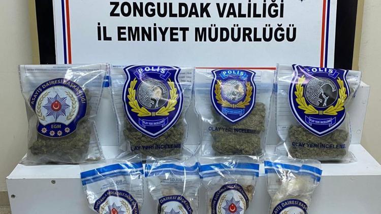 Zonguldakta uyuşturucu operasyonu