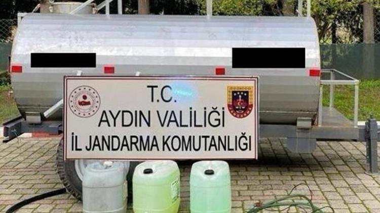 Aydında 2 ton 90 litre kaçak akaryakıt ele geçirildi