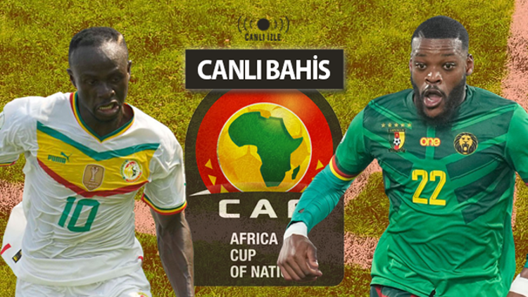 Afrika Uluslar Kupası CANLI YAYINLA Mislide Senegal-Kamerun iddaa oranları, muhtemel 11ler, son haberler...