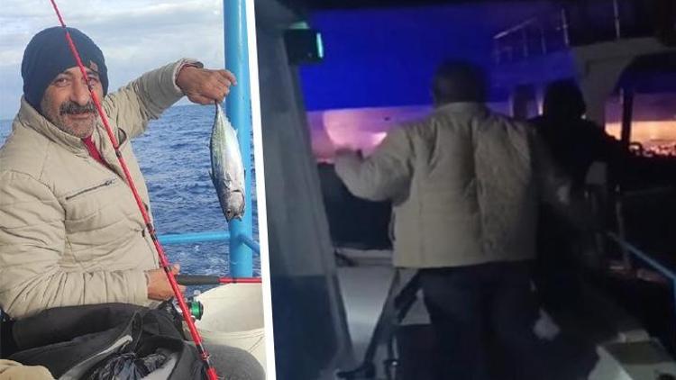 Teknede balık tutarken kalp krizi geçirerek hayatını kaybetti