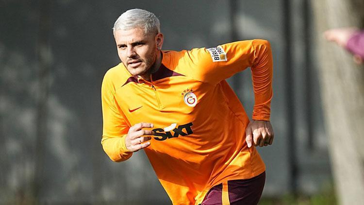 Galatasarayda Trabzonspor maçı hazırlıkları başladı Mauro Icardi...