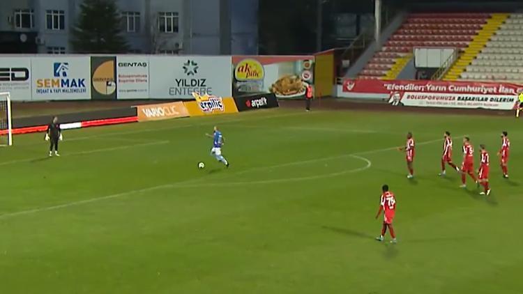 Boluspor - Bandırmaspor maçında ilginç anlar Rakibin gol atmasına izin verdiler