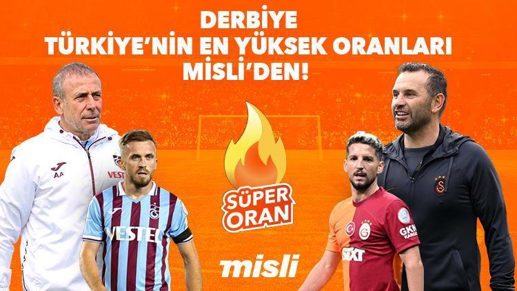 Trabzonspor-Galatasaray maçına Türkiyenin en yüksek iddaa oranları Mislide Özel oyunlar, kombo bahisler, yeni üyelere 50 TL...