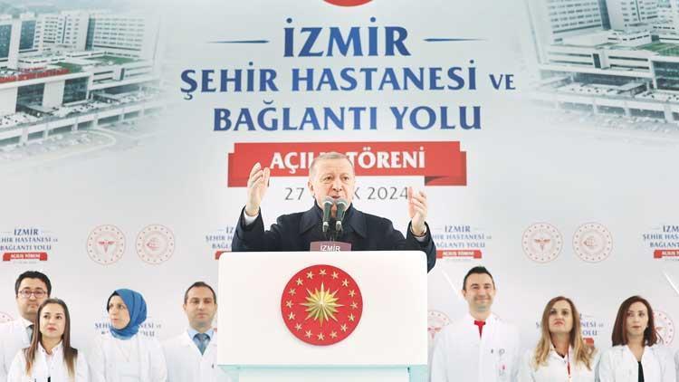 Erdoğan İzmir Şehir Hastanesi’ni açtı... 6 ayrı hastaneli sağlık kompleksi