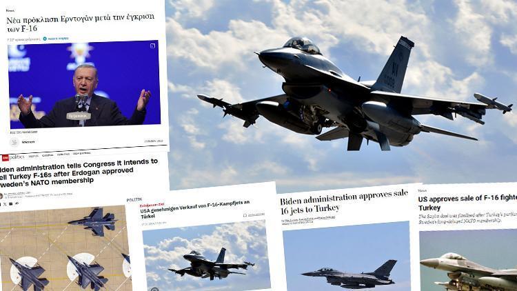 ABDnin F-16 onayı dünya medyasında... Erdoğanın sözleri Yunanistanda yankılandı: Yeni bir meydan okuma