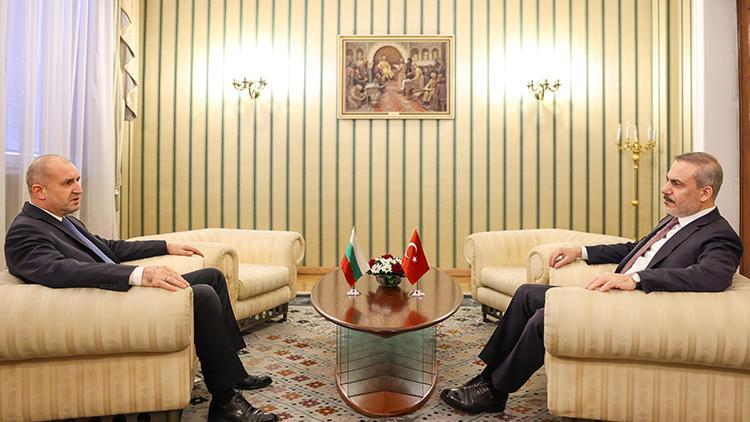 Bakan Fidan, Bulgaristan Cumhurbaşkanı Radev ile görüştü