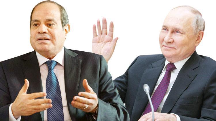 Diplomatik trafiğe Putin ve Sisi’yle devam