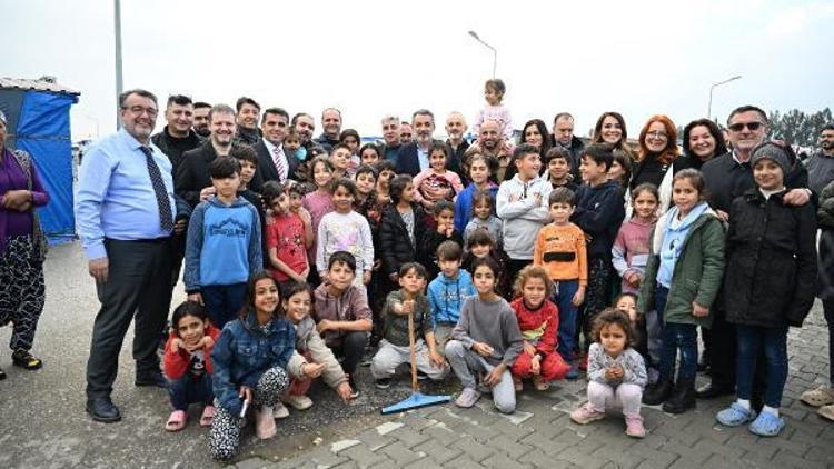 Asrın felaketinin 1’inci yıl dönümünde BTSO heyeti Hatay’da