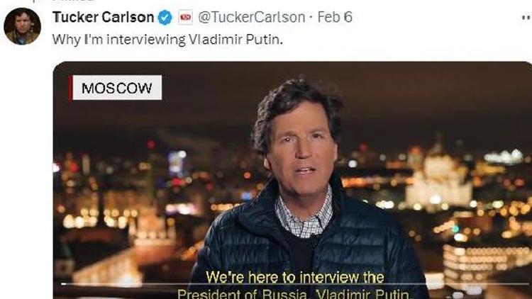 Tucker Carlson’ın Putin röportajı ABDde olay oldu