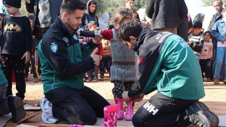 Suriye’deki 4 bin 608 aileye kış yardımı