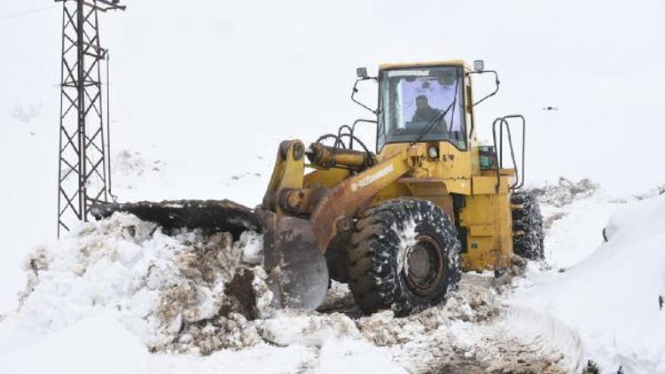 Sason’da 10 köy yolu kardan kapandı