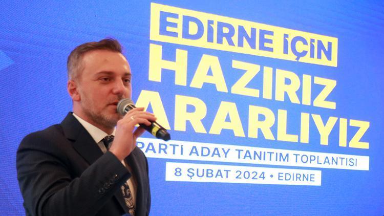 AK Parti Teşkilatlardan Sorumlu Genel Başkan Yardımcısı Kandemir: 31 Martta Edirnede bir tarih yazacağız