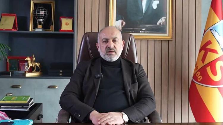 Kayserispor Başkanı Ali Çamlı açıkladı: Transfer yasağı sonlanmıştır
