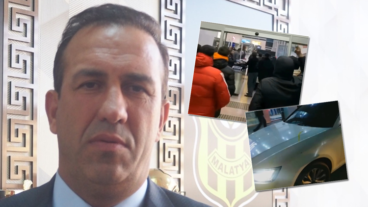 Yeni Malatyaspor Başkanı Adil Gevrek’e yumurtalı saldırı