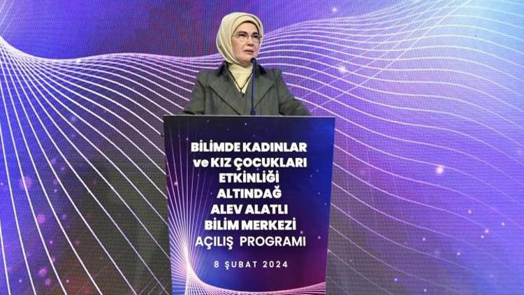 Emine Erdoğan, Alev Alatlı Bilim Merkezi’nin açılışını yaptı... Türk bilim kadınları dünyaya ilham oluyor