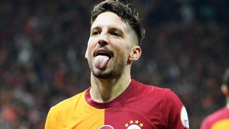 Galatasarayda Dries Mertens: Hayalimi gerçekleştirdim