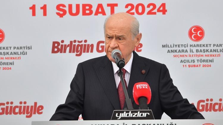 MHP lideri Bahçeli: 31 Mart seçimleri ile kayıp yıllar son bulacak