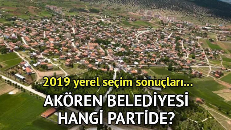 Akören Belediyesi hangi partide Konya Akören Belediye Başkanı kimdir 2019 Akören yerel seçim sonuçları...