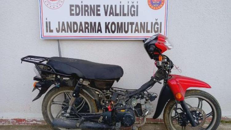 Edirne’de motosiklet hırsızlığı şüphelisine tutuklama