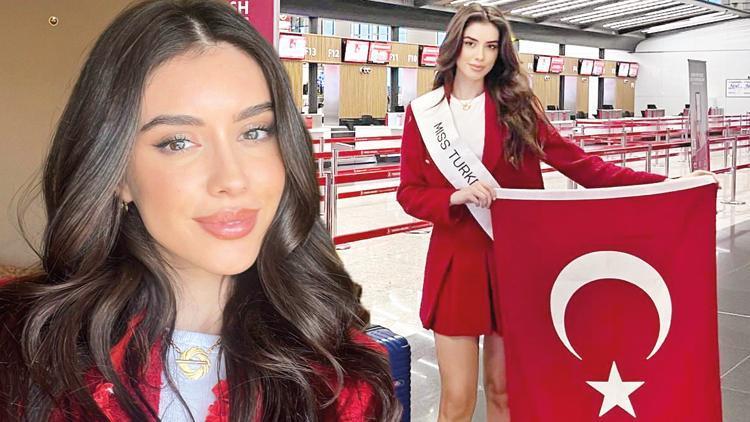 Miss Turkey 2022 birincisi Nursena Say Hindistan’da kampa girdi