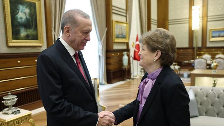 Cumhurbaşkanı Erdoğan, ABDli Senatör Shaheeni kabul etti