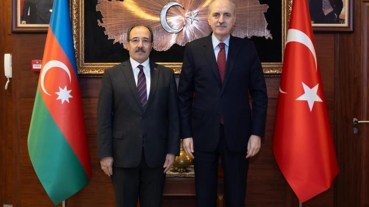 TBMM Başkanı Kurtulmuş, Türkiyenin Bakü Büyükelçiliğini ziyaret etti