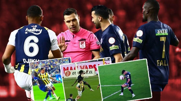 Fenerbahçe-Kasımpaşa maçında çok konuşulan kararlar Hakeme tepki, kırmızı kart ve Galatasaraydan paylaşım...