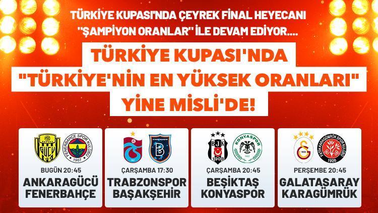 Türkiye Kupasında Türkiyenin en yüksek iddaa oranları Mislide Muhtemel 11ler, çarpıcı istatistikler burada...
