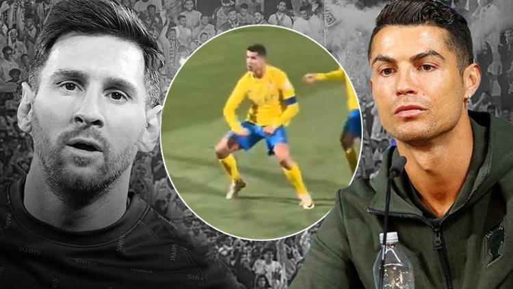 Ronaldonun başı belada Messi tezahüratlarına verdiği yanıt Suudi Arabistanda olay oldu