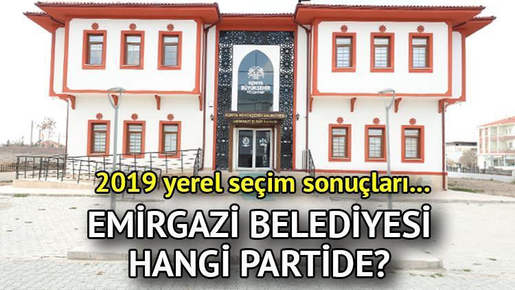 Emirgazi Belediyesi hangi partide Konya Emirgazi Belediye Başkanı kimdir 2019 Emirgazi yerel seçim sonuçları