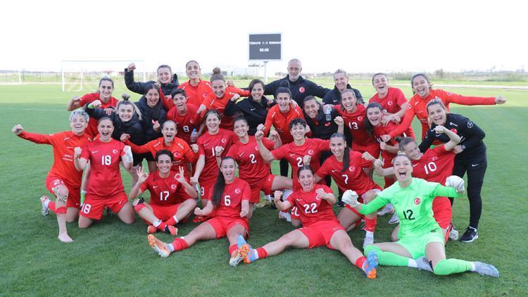 A Milli Kadın Futbol Takımı, Romanya’yı tek golle geçti