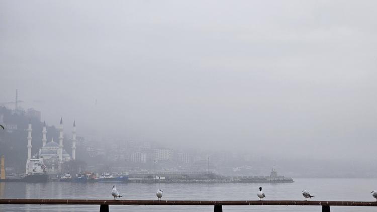 Zonguldakta yoğun sis etkili oldu