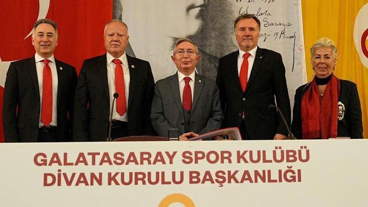 Galatasarayda divan kurulu başkanlığına yeniden Aykutalp Derkan seçildi