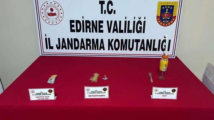 Edirne’de bir evde uyuşturucu ele geçirildi